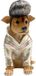 Kare Design tirelire chien roi du rock