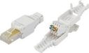 TRU COMPONENTS 93014c935 RJ45-stekker, geen gereedschap nodig 817966 Stekker, recht Natuur 1 stuk(s)