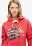 Superdry Tokyo hoodie met Vintage logo en grafische print voor dames