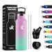KollyKolla Thermosfles voor kinderen, 500 ml, drinkfles met rietje, BPA-vrij, roestvrijstalen drinkfles, gemakkelijk te reinigen, lekvrij, voor kantoor, school, camping, fitnessstudio, reizen