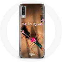 Maniacase Hoesje voor Samsung Galaxy A50 Inktvis spel Logo soldaat