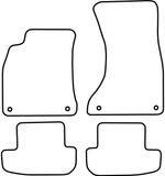 AutoStyle Automatten Audi A5 Coupe 2007-