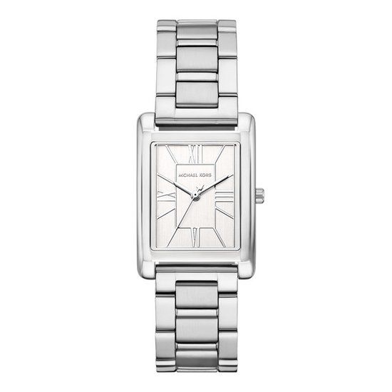 Michael Kors Essex MK4906 Dames Horloge Zilverkleurig Wit Staal 26mm