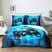 TRANKIELO® - Parure de lit motif gamer 140 x 200 cm