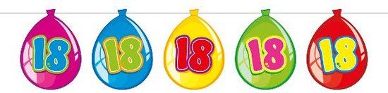 Folat - Vlaggenlijn Ballonnenhape 18 (10 meter)