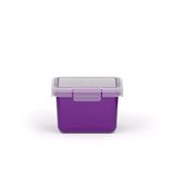 Valira Porta luchtdichte levensmiddelenbak van 0,4 l, lila, 10,3 x 10 x 7 cm