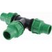 Provence Outillage 06599 T-stuk met 3 koppen voor slang vert 16 mm