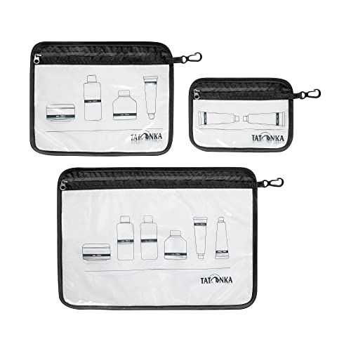Tatonka Toilettas Zip Flight Bag Set (3 stuks A4 / A5 / A6) - zwart