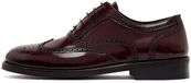 DERIMOD Veterschoenen Met Broguedetails Echt Leren Veterschoenen Met Broguedetails