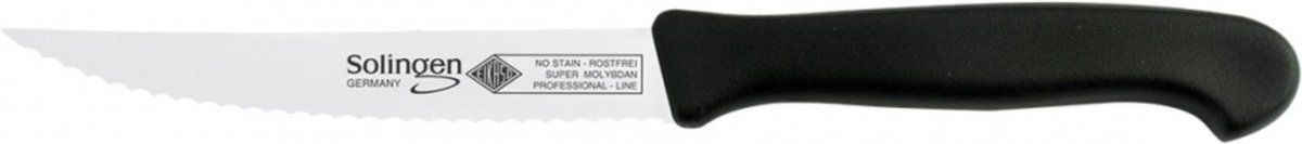 Eikaso Solingen Steakmes - Gegolfd - Lemmet 12 cm - Kunststof - 4251484401692