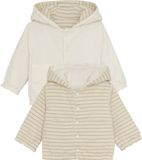 Noppies Neddie Jasje - Stripe - Maat 68 - Offwhite