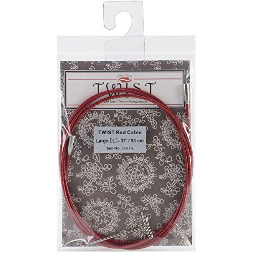 ChiaoGoo Twist Red Vervangbare Naaldkabel 93cm LARGE