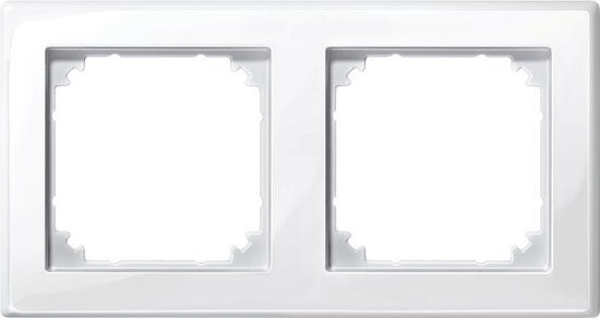 Schneider M-Smart afdekraam 2-voudig Wit | E34N5