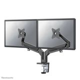 Neomounts DS70-810BL2 Bras pour deux moniteurs - 17-32" - Ressort à gaz - Support de bureau - Noir