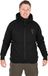 Fox Collection Sherpa Hoody Black-Orange - Maat : Medium