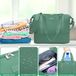 Markenlos Wan GmbH Handbagage tas Weekendtas zwemtas waterdichte Reistas plunjezak Fitnesstas Trainingstas dames voor op reis sportschool, Groen