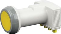 Schwaiger SPS6818H511 Quad LNB 4 uitgangen 40 mm lichtgrijs