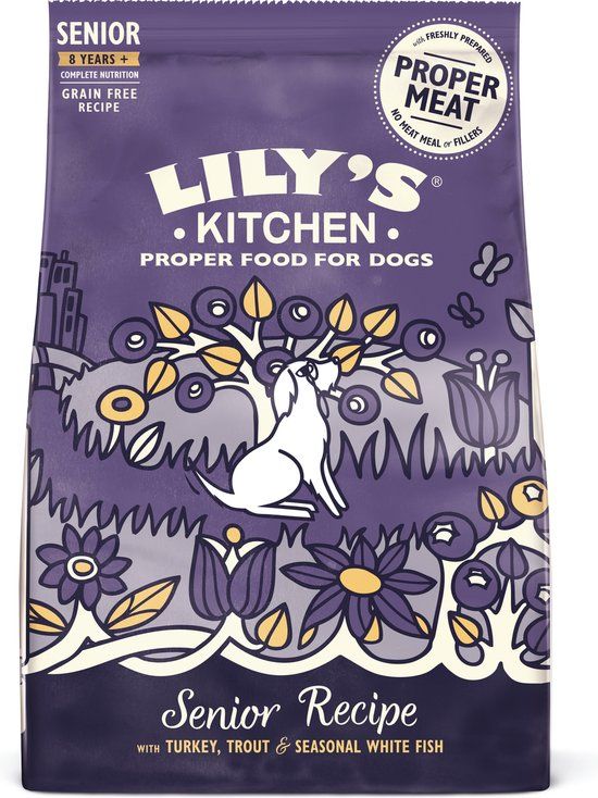 Lily's Kitchen Senior Turkey / Trout Hondenvoer - 7kg