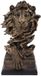 Merkloos Lion Sculpture - 30cm X 15cm X 13cm - Wooden Vivid Lifelike Artistic Decorative Lion Statue For Living Room Study Hall