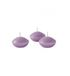 Drijvende Cereria Di Giorgio Drijvende kaarsen diameter 4,5 cm hoogte 2,7 cm - 20 stuks - kleur violet poeder