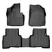 SMARTLINER Tapis de sol sur mesure 2 rangées Noir pour Kia Sorento 2014-2015 - Tous modèles
