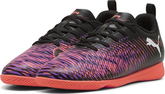 PUMA FUTURE 8 PLAY IT Jr Unisex Sportschoenen - PUMA Black-PUMA White-Glowing Red - Maat 33