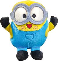 Schmidt Spiele 42726 Minions, lachende bob, pluche figuur, 14 cm, kleurrijk