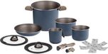 Brunner Torralta Ø 22 - set de casseroles Ø 22cm - 9 pièces - sans PFOA - antiadhésif - adapté pour vitrocéramique, gaz, induction, électrique et radiant
