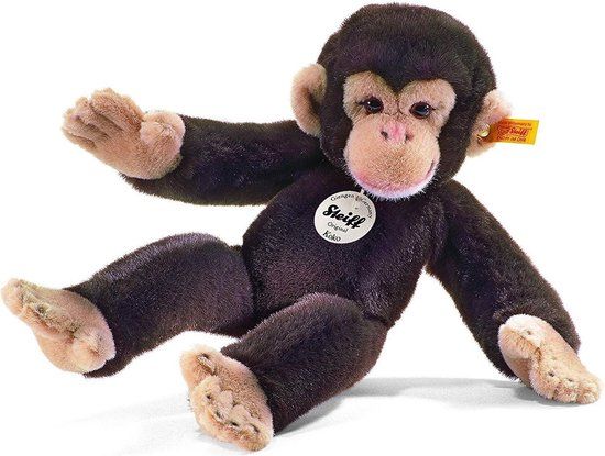 Steiff Koko Chimpansee - 35 cm - EAN 064722 - Bruin