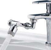 Tovbmup Rallonge de robinet pivotante - rallonge de robinet multifonctionnelle à 1080 degrés Robinet pivotant - rallonge de robinet avec adaptateur - Convient pour la salle de bain et la cuisine