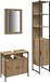 vidaXL Badkamermeubel Set 3-delig Artisan Eiken 33 x 33 x 185,5 cm