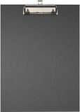 Exacompta 10x Klemplaat in gecoat papier - 23x32cm voor A4 - Zwart - 17291E
