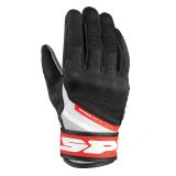 Spidi Neo-S, gants femmes, Noir/Blanc/Rouge, Taille S