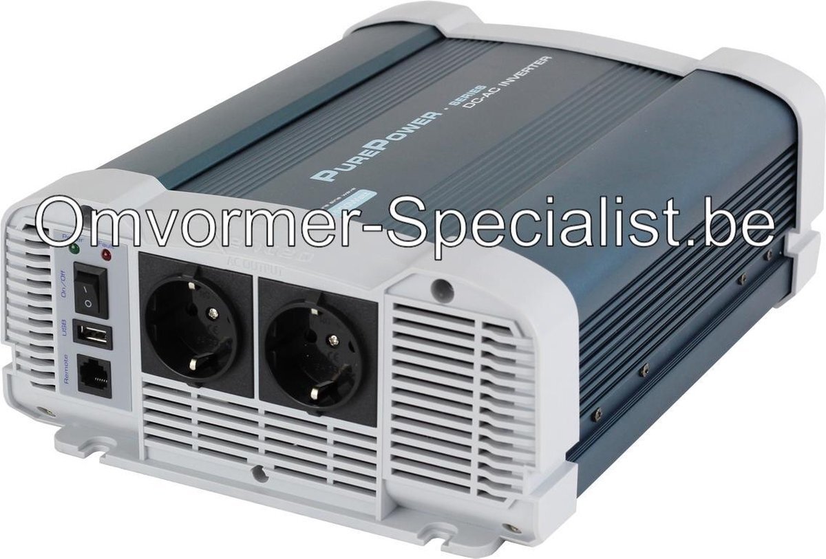 PurePower - Xenteq Omvormer Zuivere Sinus 1500W - 12V