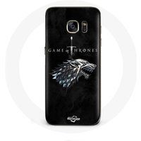 Maniacase Hoesje voor Samsung Galaxy S7 Game of Thrones seizoen 8 De IJzeren Troon Huis Stark Logo Winter komt eraan