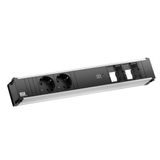 Bachmann CONI 2xCEE7/3 1xUSB C 60W, Aardingscontact GST18 stekker