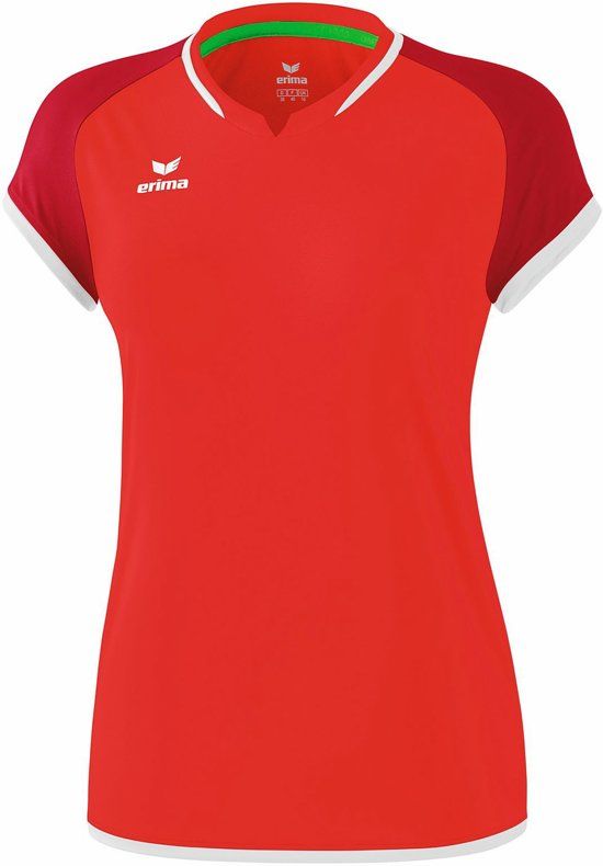 Erima Sportshirt - Maat 42 - Vrouwen - rood/donker rood/wit