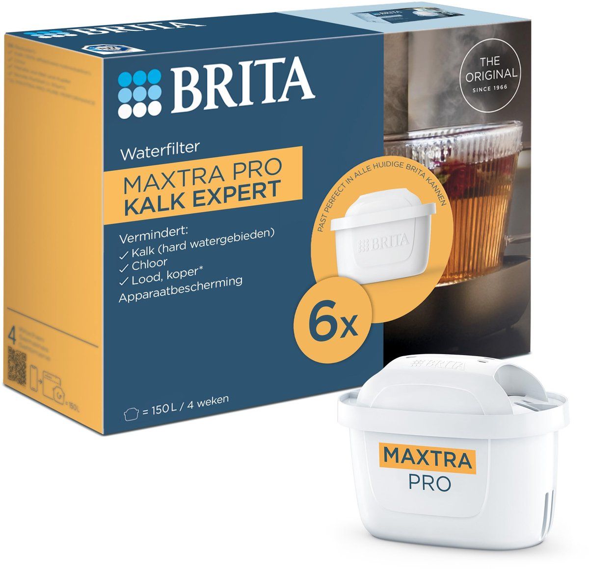 BRITA waterfilterpatroon MAXTRA PRO Kalk Expert 6 pack