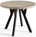 Alpi Moebel Ronde Tafel Uitschuifbare Ovo 100-200 cm Sonoma