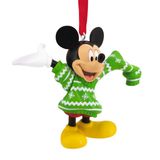 Hallmark Ornament L93 FC Mickey Sweater kerstbal