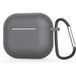 Techsuit Silicone Hoesje voor Apple AirPods 4, Grijs