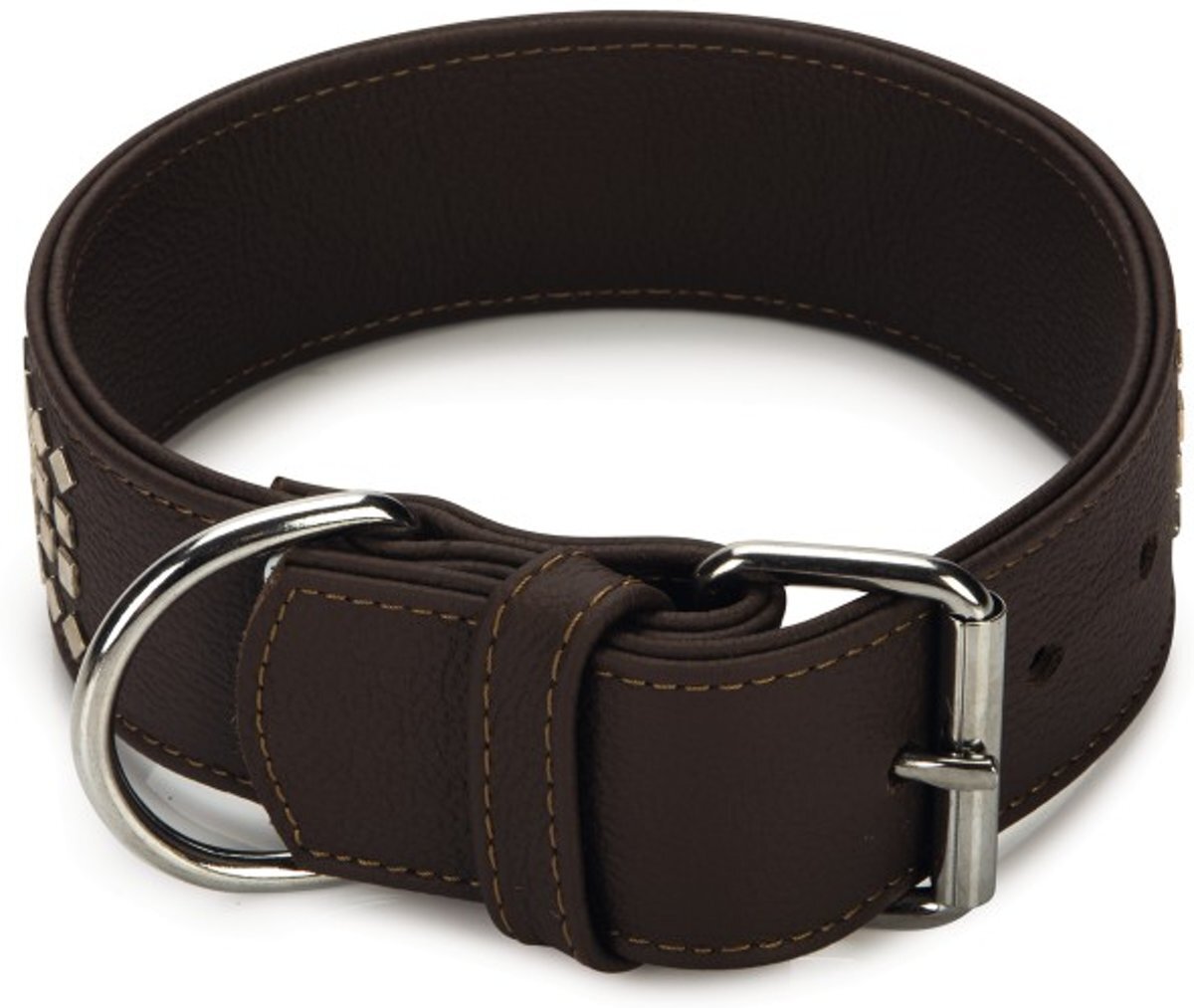 Beeztees Vintage - Hondenhalsband - Bruin - 43,5-49,5 cm x 50 mm