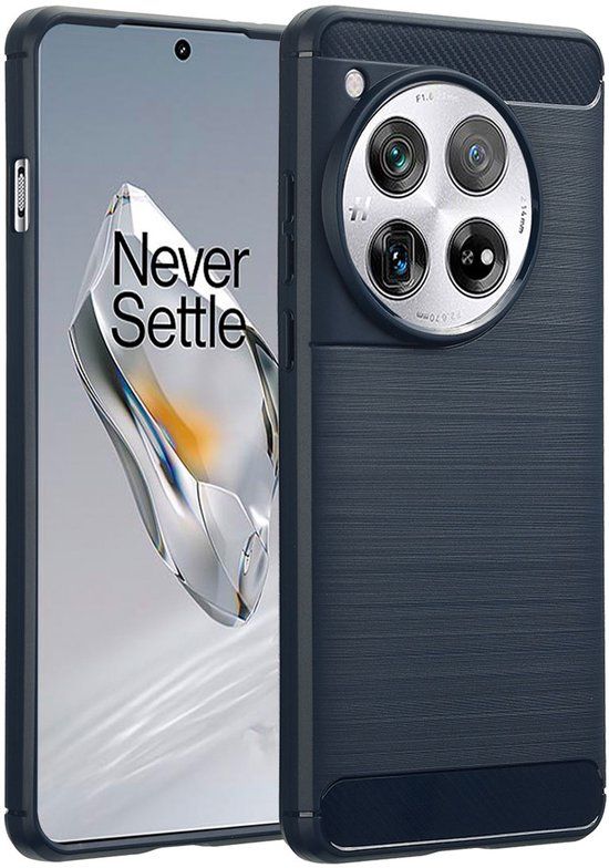 imoshion Brushed Backcover - Donkerblauw - Geschikt voor OnePlus 12