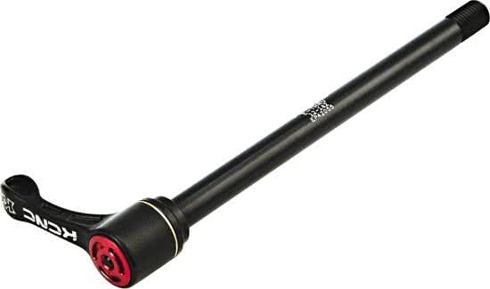 KCNC Quick & Easy Quick Release 12 mm/142 mm voor Shimano E-Thru achter zwart