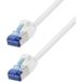 LogiLink CP5071S RJ45 Netzwerkkabel, Patchkabel CAT 6a S/FTP 5,00 m weiß flammhemmend, halogenfrei 1 Stück