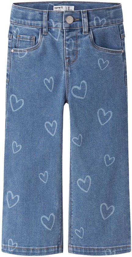 Name it Jeans Wide Leg Fit Medium Blue Denim1