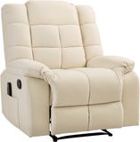 HOMCOM Massagestoel - Synthetische Bekleding - Crème