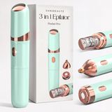 Sansbeauté 3 in 1 Epilator voor Vrouwen PocketPRO met Travel Bag - Oplaadbaar - Groen