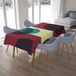 Bonamaison Tafelkleed, Anti-Mold, Sneldrogend, Waterdicht, 100% Polyester Tafellaken, 140cm x 200cm - Ontworpen en Vervaardigd in Turkije