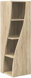 vidaXL Hoekkast - 32x32x102cm - Bewerkt Hout - Sonoma Eik